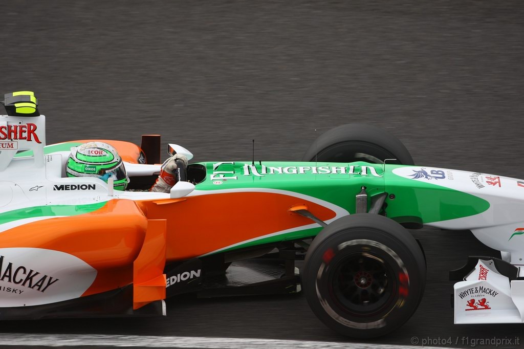 GP Giappone, Prove Libere 1, Venerdi', Vitantonio Liuzzi (ITA), Force India F1 Team, VJM03 