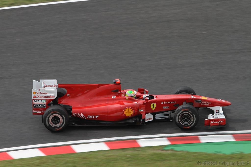 GP Giappone, Prove Libere 1, Venerdi', Felipe Massa (BRA), Ferrari, F10