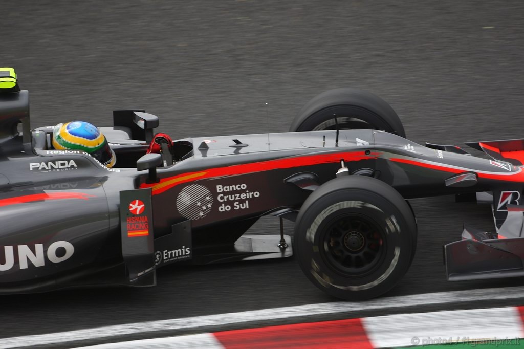 GP Giappone, Prove Libere 1, Venerdi', Bruno Senna (BRA), Hispania Racing F1 Team (HRT), F110