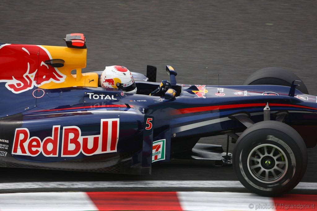 GP Giappone, Prove Libere 1, Venerdi', Sebastian Vettel (GER), Red Bull Racing, RB6 