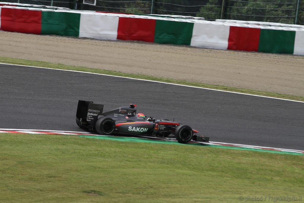 GP Giappone, Prove Libere 1, Venerdi', Sakon Yamamoto (JPN), Hispania Racing F1 Team (HRT), F110  