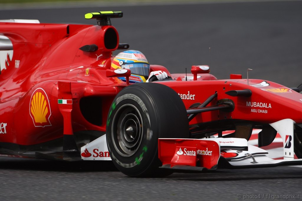 GP Giappone, Prove Libere 1, Venerdi', Fernando Alonso (ESP), Ferrari, F10