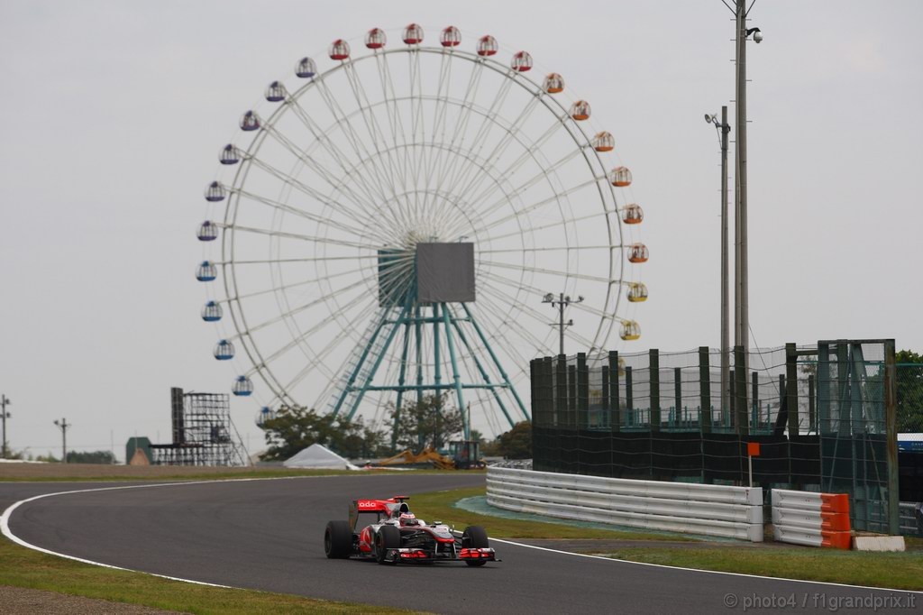 GP Giappone, Prove Libere 1, Venerdi', Jenson Button (GBR), McLaren  Mercedes, MP4-25 