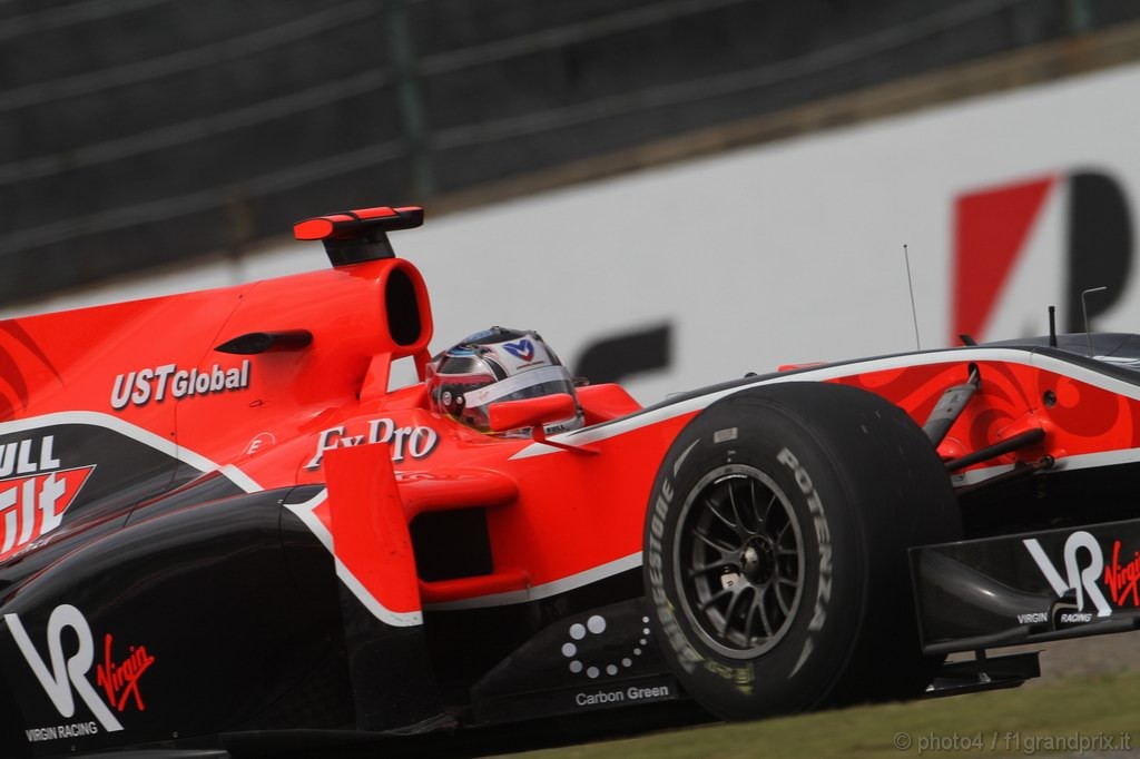 GP Giappone, Prove Libere 1, Venerdi', Timo Glock (GER), Virgin Racing, VR-01