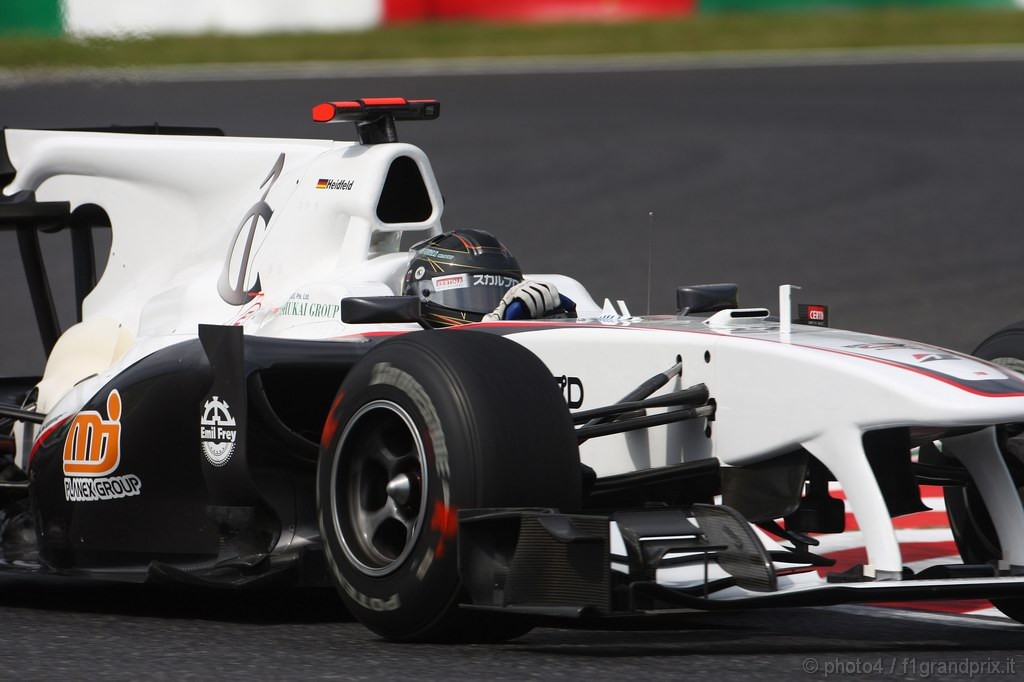 GP Giappone, Prove Libere 1, Venerdi', Nick Heidfeld (GER), BMW Sauber F1 Team, C29  