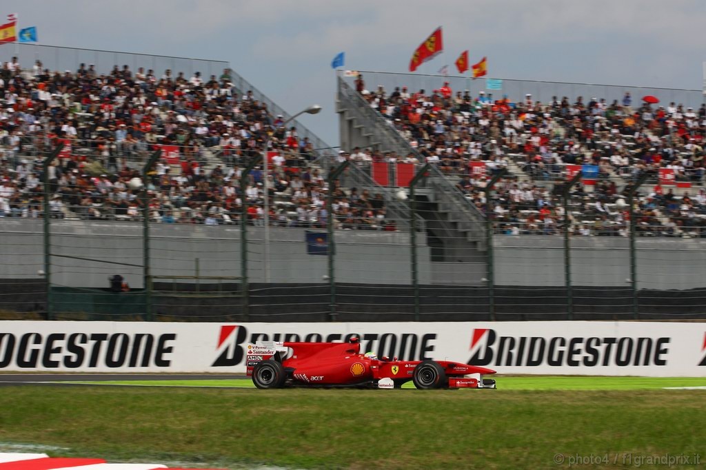 GP Giappone, Prove Libere 1, Venerdi', Felipe Massa (BRA), Ferrari, F10 