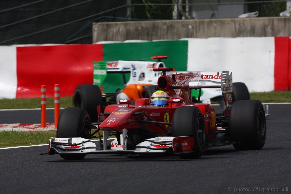 GP Giappone, Prove Libere 1, Venerdi', Felipe Massa (BRA), Ferrari, F10
