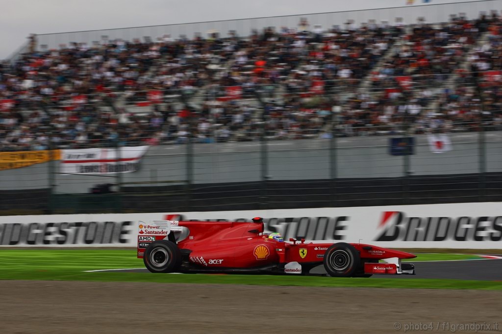 GP Giappone, Prove Libere 1, Venerdi', Felipe Massa (BRA), Ferrari, F10 
