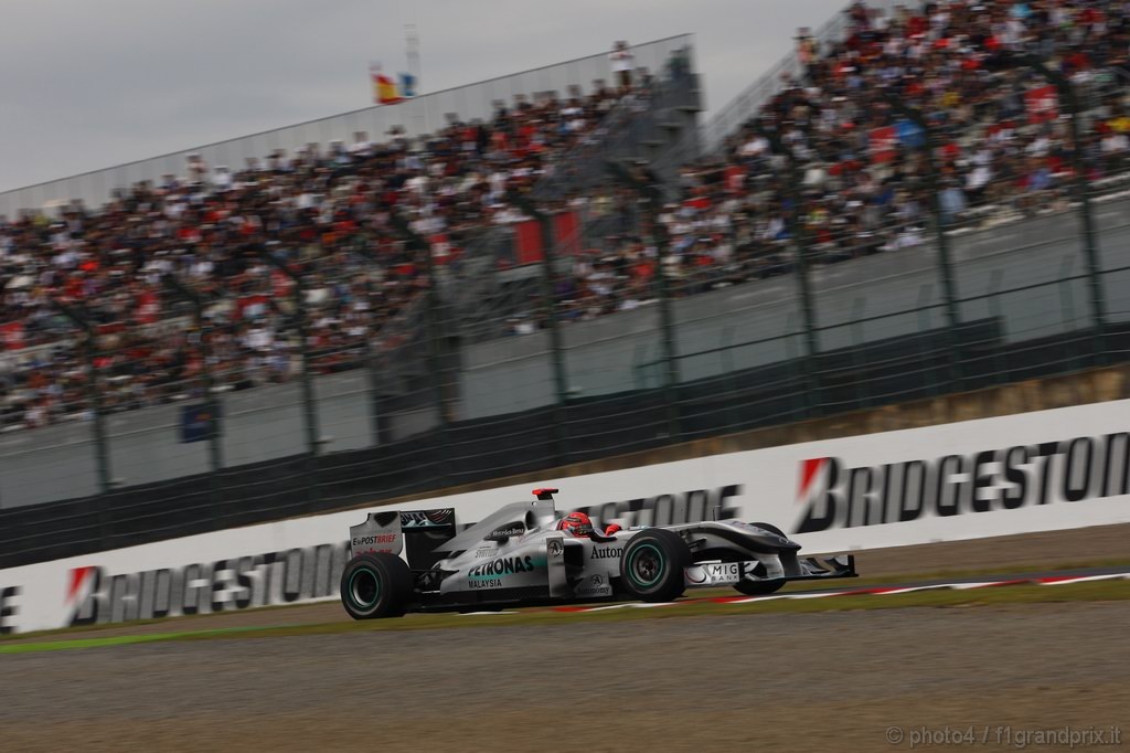 GP Giappone, Prove Libere 1, Venerdi', Michael Schumacher (GER), Mercedes GP  F1 Team, MGP W01 
