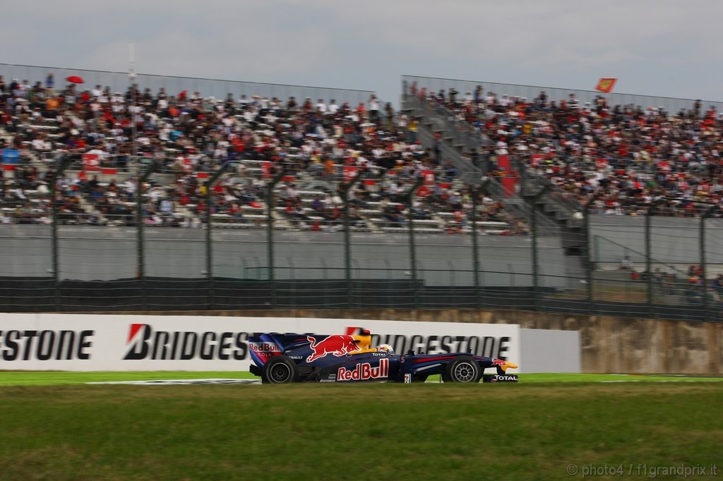 GP Giappone, Prove Libere 1, Venerdi', Sebastian Vettel (GER), Red Bull Racing, RB6 