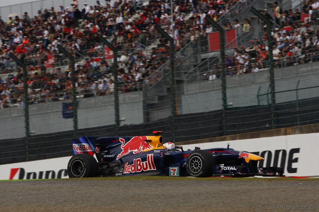 GP Giappone, Prove Libere 1, Venerdi', Sebastian Vettel (GER), Red Bull Racing, RB6 