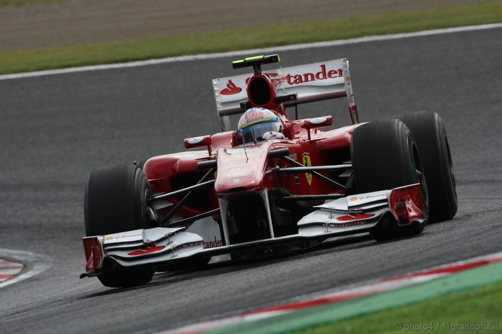 GP Giappone, Prove Libere 1, Venerdi', Fernando Alonso (ESP), Ferrari, F10