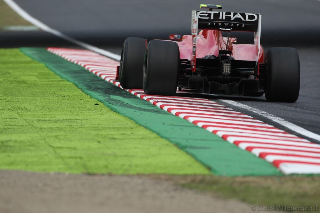 GP Giappone, Prove Libere 1, Venerdi', Fernando Alonso (ESP), Ferrari, F10 