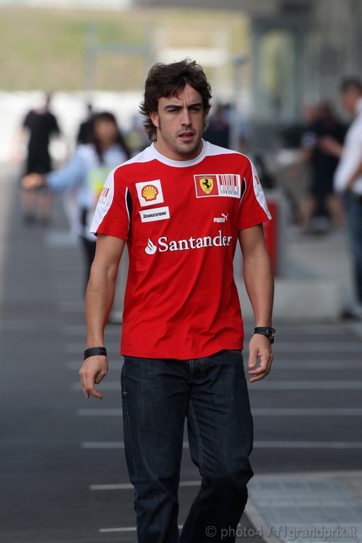 GP Giappone, Venerdi' , Fernando Alonso (ESP), Ferrari, F10 