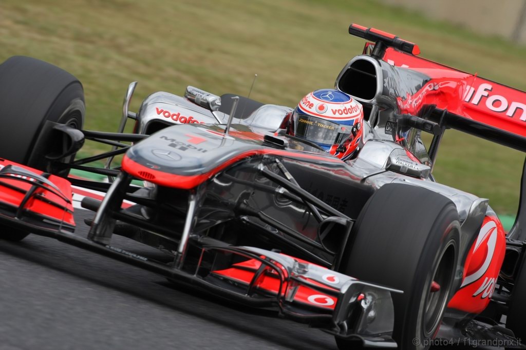 GP Giappone, Prove Libere 1, Venerdi', Jenson Button (GBR), McLaren  Mercedes, MP4-25 