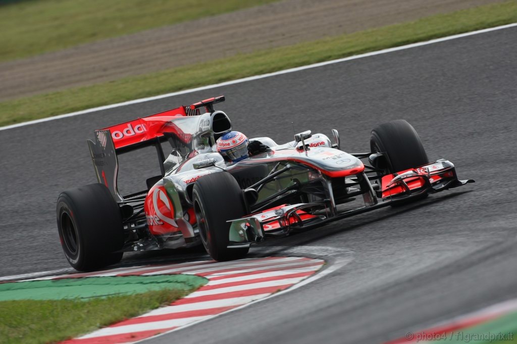 GP Giappone, Prove Libere 1, Venerdi', Jenson Button (GBR), McLaren  Mercedes, MP4-25 