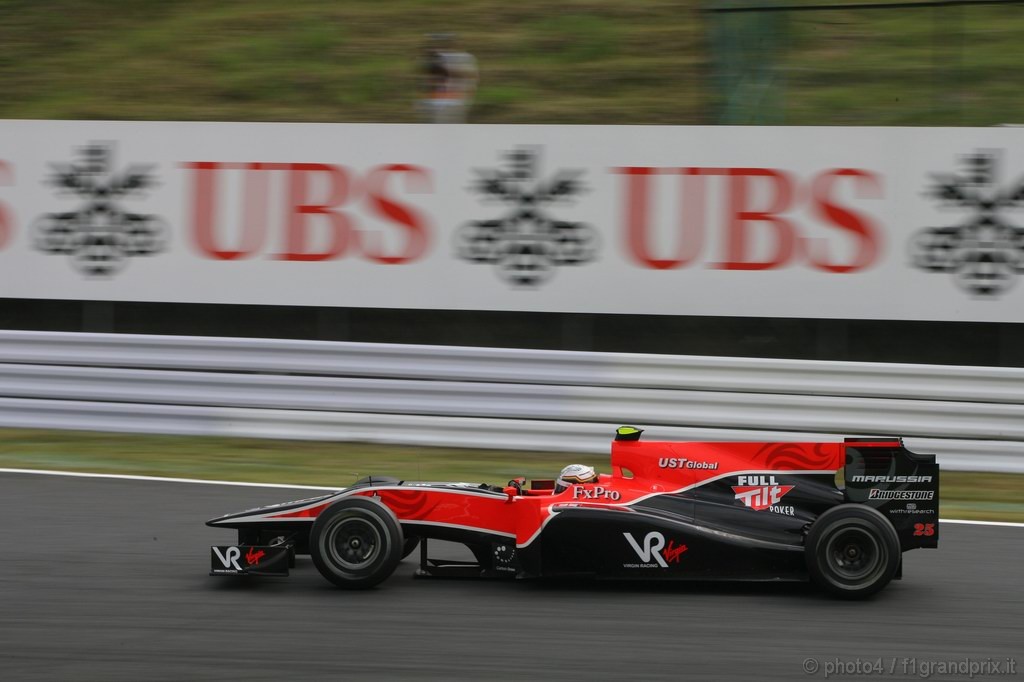 GP Giappone, Prove Libere 1, Venerdi', Jerome D'Ambrosio (BEL), Test Driver Virgin Racing, VR-01  