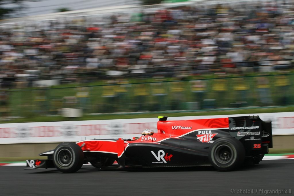 GP Giappone, Prove Libere 1, Venerdi', Jerome D'Ambrosio (BEL), Test Driver Virgin Racing, VR-01