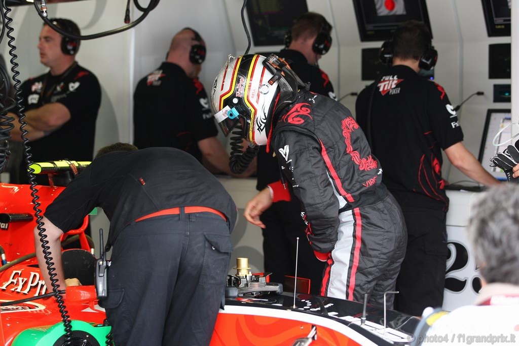 GP Giappone, Prove Libere 1, Venerdi', Jerome D'Ambrosio (BEL), Test Driver Virgin Racing, VR-01