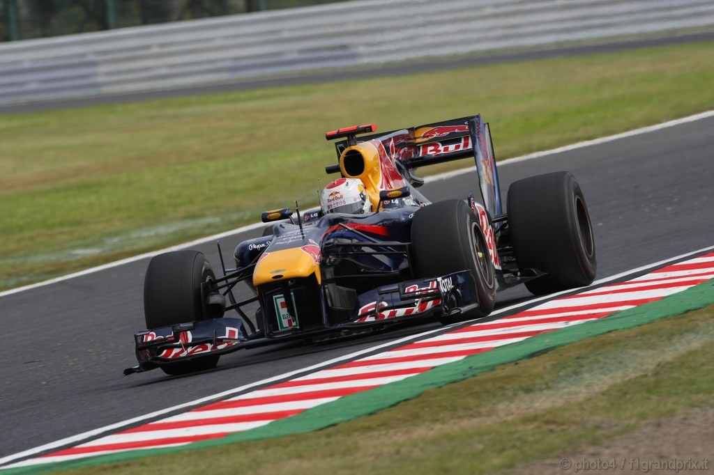 GP Giappone, Prove Libere 1, Venerdi', Sebastian Vettel (GER), Red Bull Racing, RB6 
