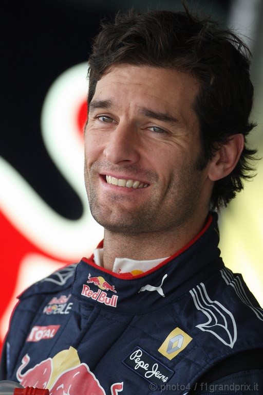 GP Giappone, Prove Libere 1, Venerdi', Mark Webber (AUS), Red Bull Racing, RB6 