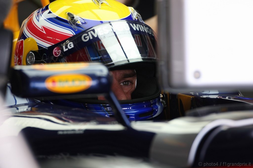 GP Giappone, Prove Libere 2, Venerdi', Mark Webber (AUS), Red Bull Racing, RB6