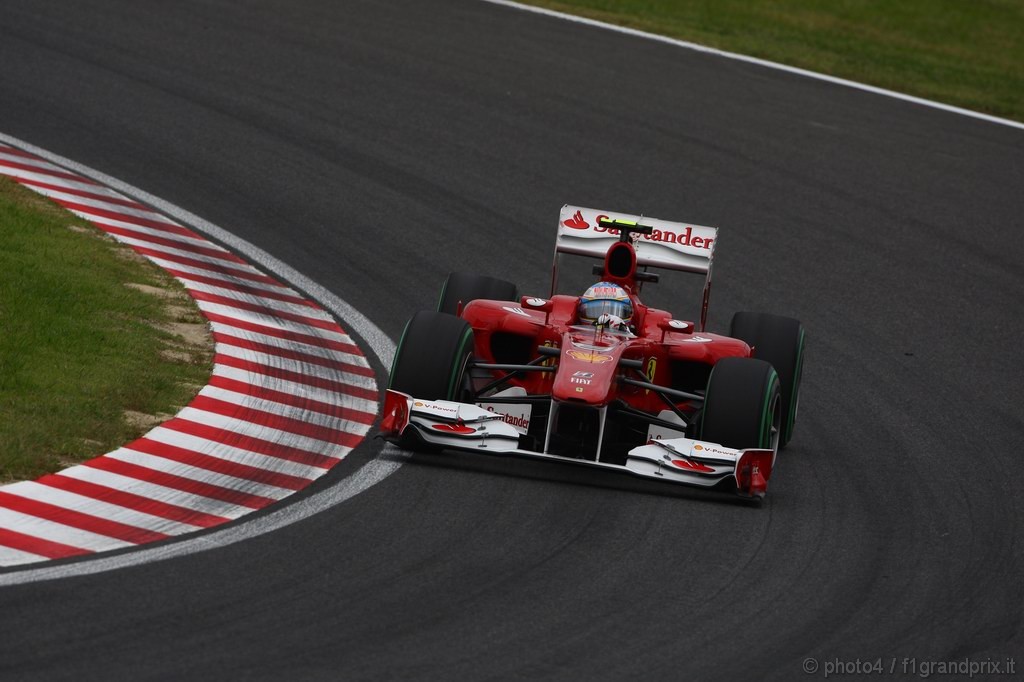 GP Giappone, Prove Libere 2, Venerdi', Fernando Alonso (ESP), Ferrari, F10 