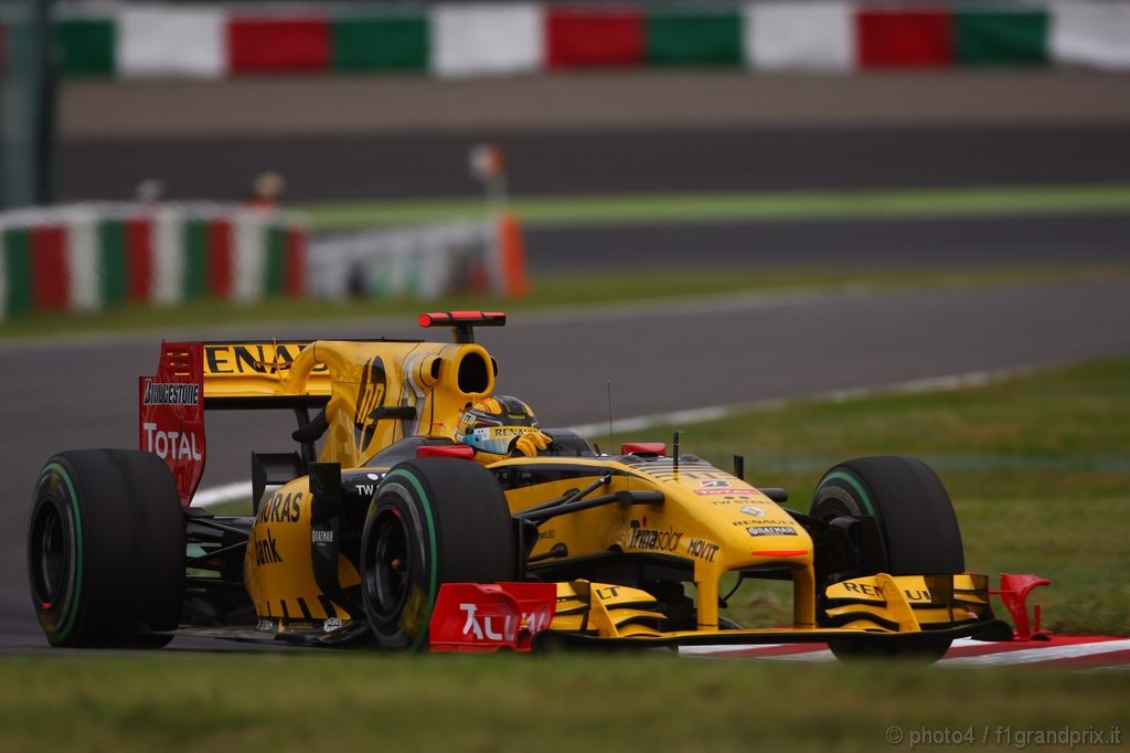 GP Giappone, Prove Libere 2, Venerdi', Robert Kubica (POL), Renault F1 Team, R30