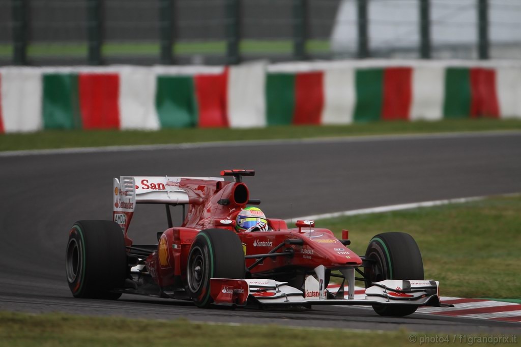 GP Giappone, Prove Libere 2, Venerdi', Felipe Massa (BRA), Ferrari, F10 