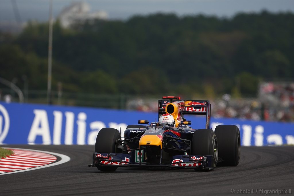 GP Giappone, Prove Libere 2, Venerdi', Sebastian Vettel (GER), Red Bull Racing, RB6