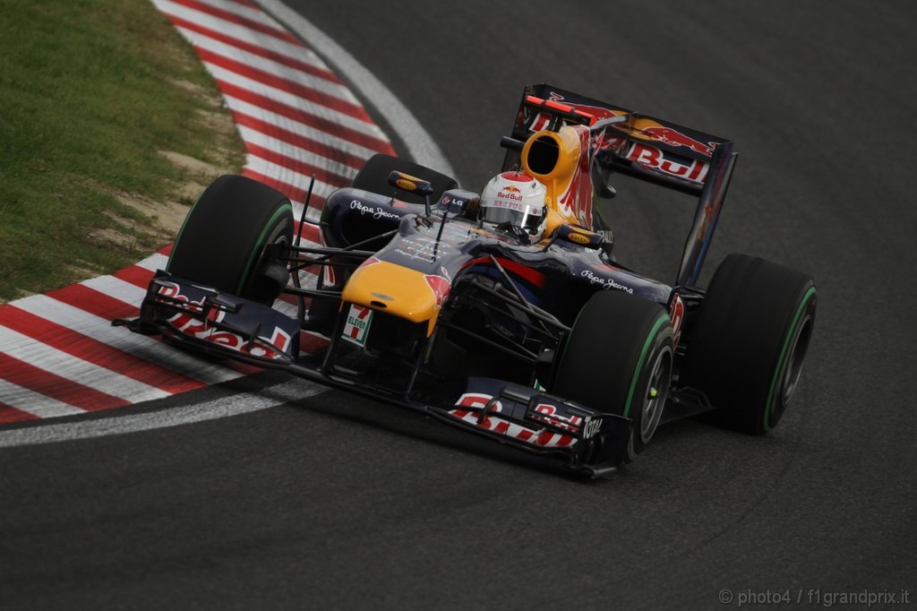 GP Giappone, Prove Libere 2, Venerdi', Sebastian Vettel (GER), Red Bull Racing, RB6