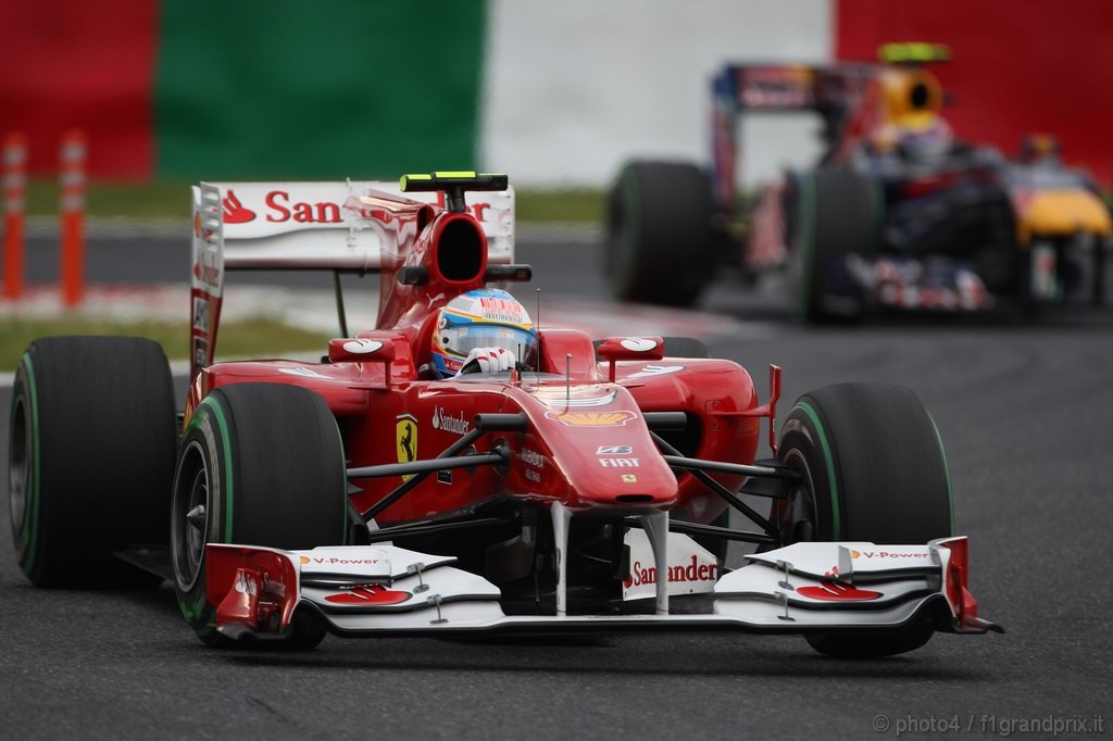 GP Giappone, Prove Libere 2, Venerdi', Fernando Alonso (ESP), Ferrari, F10 