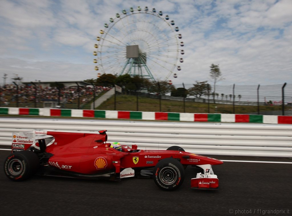 GP Giappone, Prove Libere 2, Venerdi', Felipe Massa (BRA), Ferrari, F10 