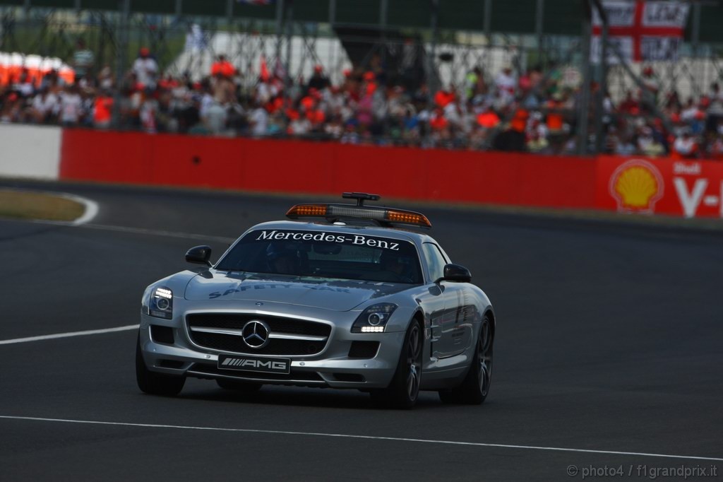 GP Gran Bretagna, Gara, Safety car