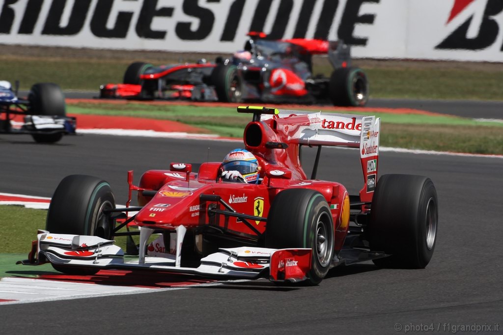 GP Gran Bretagna, Gara, Fernando Alonso (ESP), Ferrari, F10 