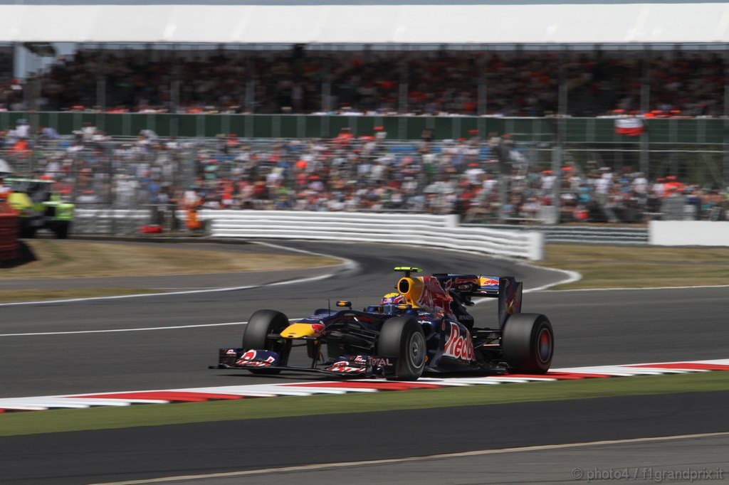 GP Gran Bretagna, Gara, Mark Webber (AUS), Red Bull Racing, RB6 