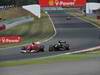 GP Gran Bretagna, Gara, Felipe Massa (BRA), Ferrari, F10 e Jarno Trulli (ITA), Lotus Racing, T127 