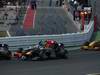 GP Gran Bretagna, Gara, Sebastian Vettel (GER), Red Bull Racing, RB6 e Lewis Hamilton (GBR), McLaren  Mercedes, MP4-25 