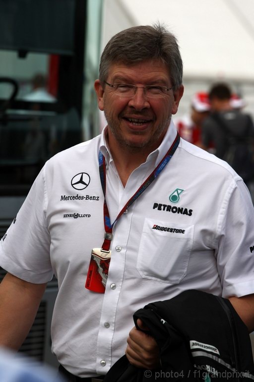 GP Gran Bretagna, Venerdi', Ross Brawn (GBR), Team Principal, Mercedes GP 