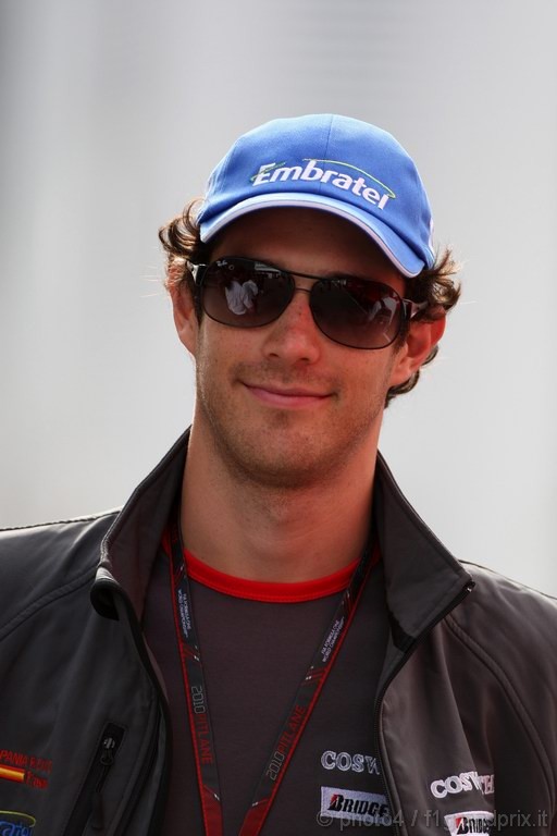 GP Gran Bretagna, Venerdi', Bruno Senna (BRA), Hispania Racing F1 Team (HRT), F110 