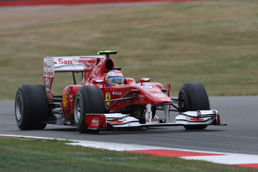 GP Gran Bretagna, Qualifiche, Fernando Alonso (ESP), Ferrari, F10 