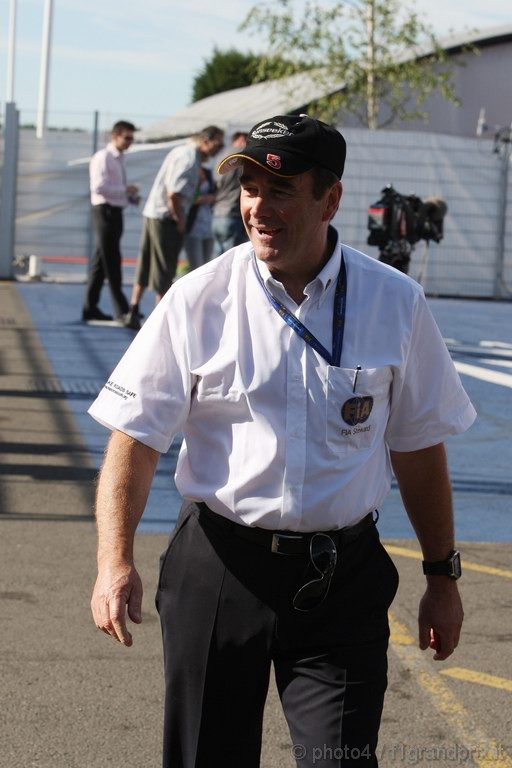 GP Gran Bretagna, Saturday, Nigel Mansell (GBR) FIA Gara Steward this weekend