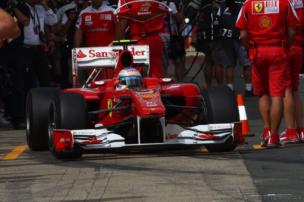 GP Gran Bretagna, Prove Libere 3, Sabato, Fernando Alonso (ESP), Ferrari, F10 