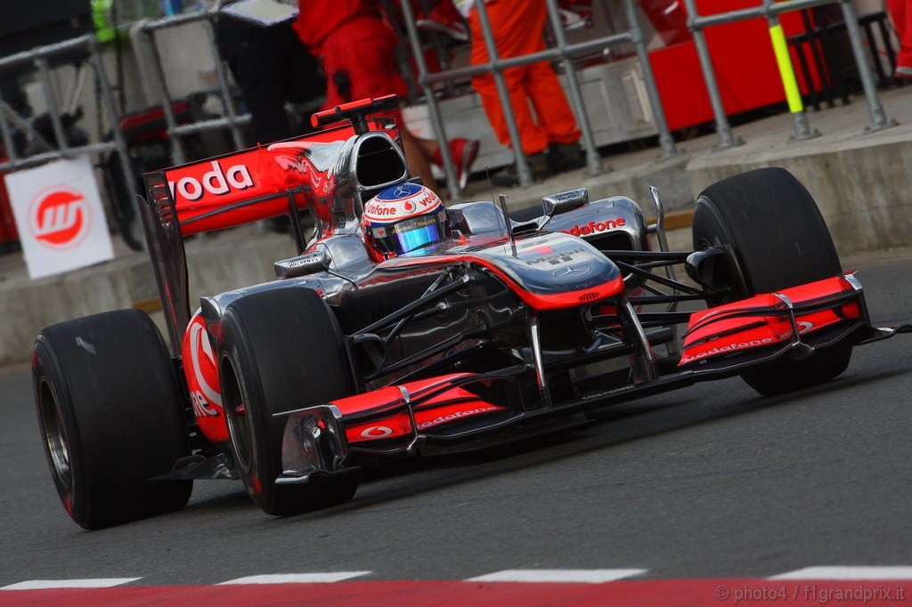GP Gran Bretagna, Prove Libere 3, Sabato, Jenson Button (GBR), McLaren  Mercedes, MP4-25
