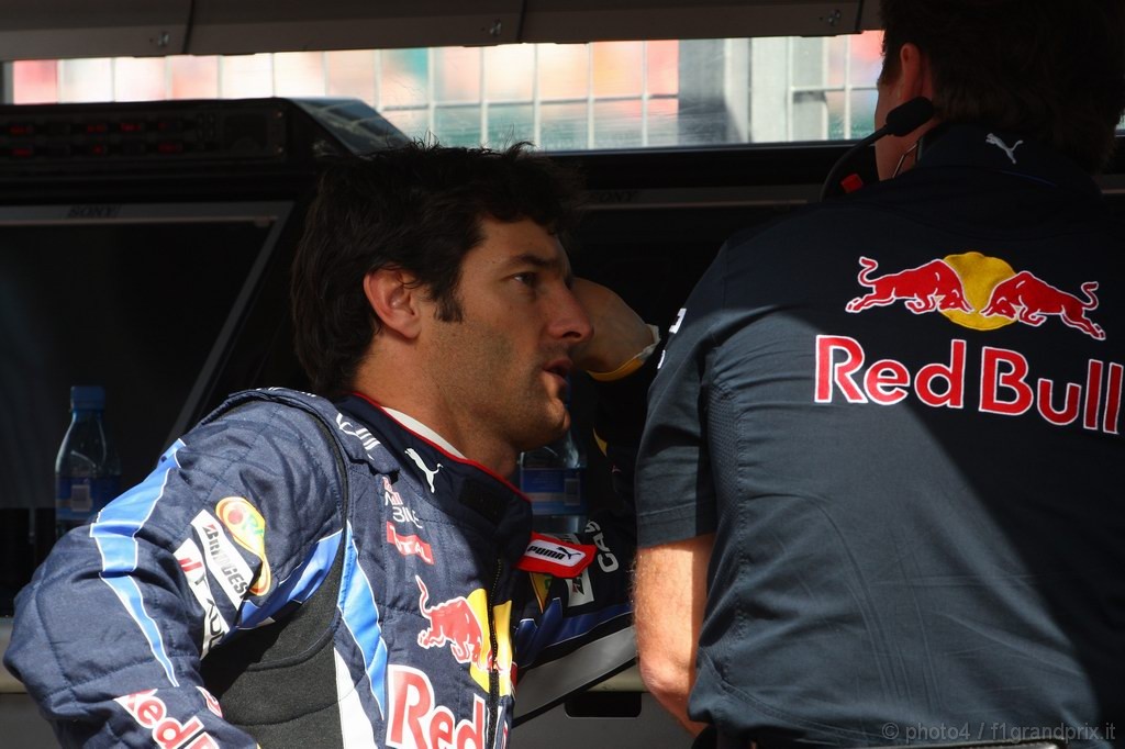 GP Gran Bretagna, Prove Libere 3, Sabato, Mark Webber (AUS), Red Bull Racing, RB6 
