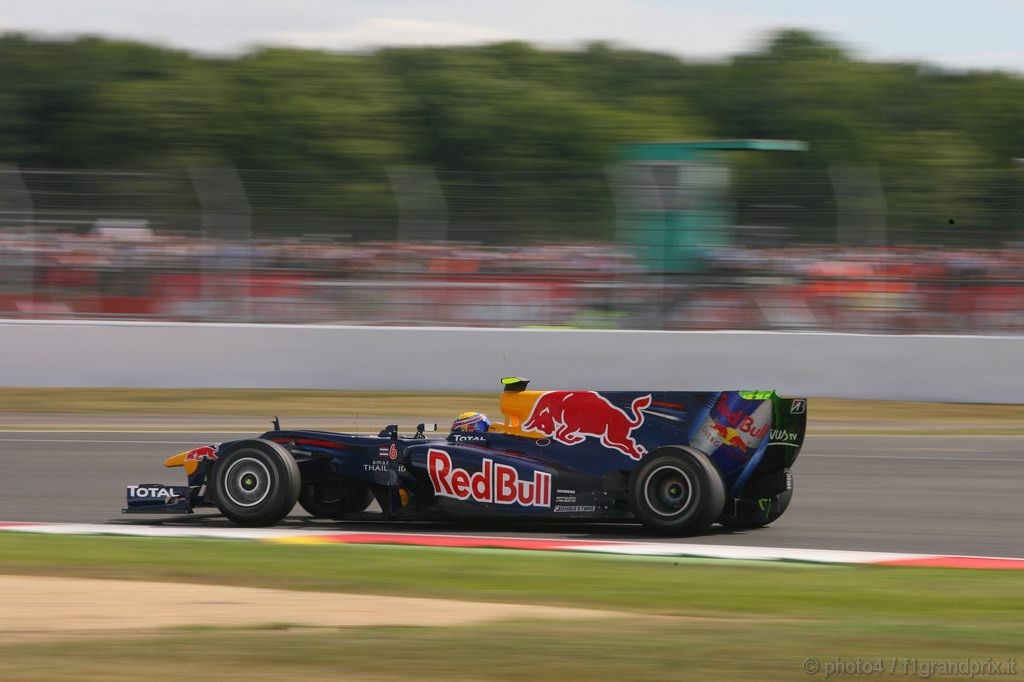 GP Gran Bretagna, Prove Libere 3, Sabato, Mark Webber (AUS), Red Bull Racing, RB6 