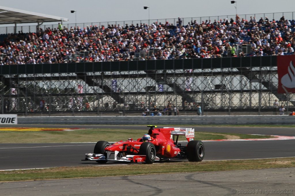 GP Gran Bretagna, Prove Libere 1, Venerdi', Fernando Alonso (ESP), Ferrari, F10 