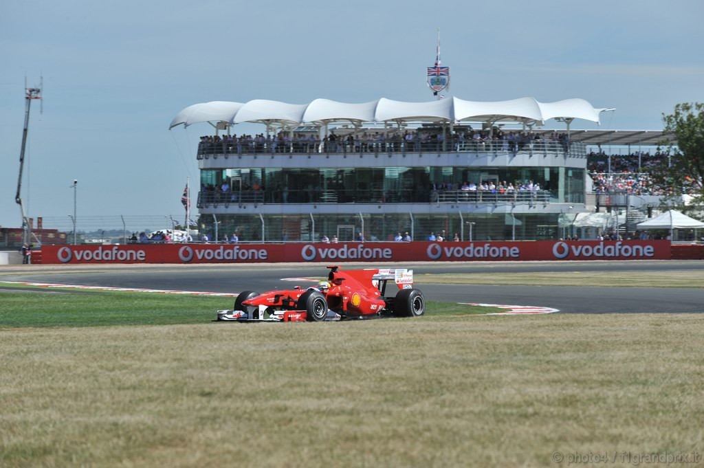 GP Gran Bretagna, Prove Libere 1, Venerdi', Felipe Massa (BRA), Ferrari, F10 