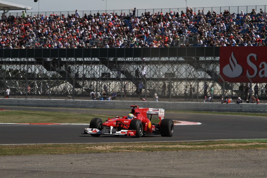 GP Gran Bretagna, Prove Libere 1, Venerdi', Felipe Massa (BRA), Ferrari, F10 