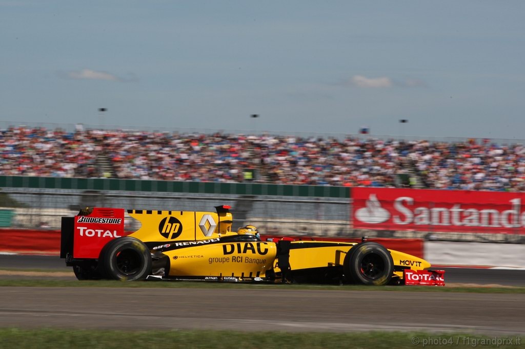 GP Gran Bretagna, Prove Libere 2, Venerdi', Robert Kubica (POL), Renault F1 Team, R30 